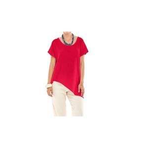 NEW OH MY GAUZE! daytona top in crimson